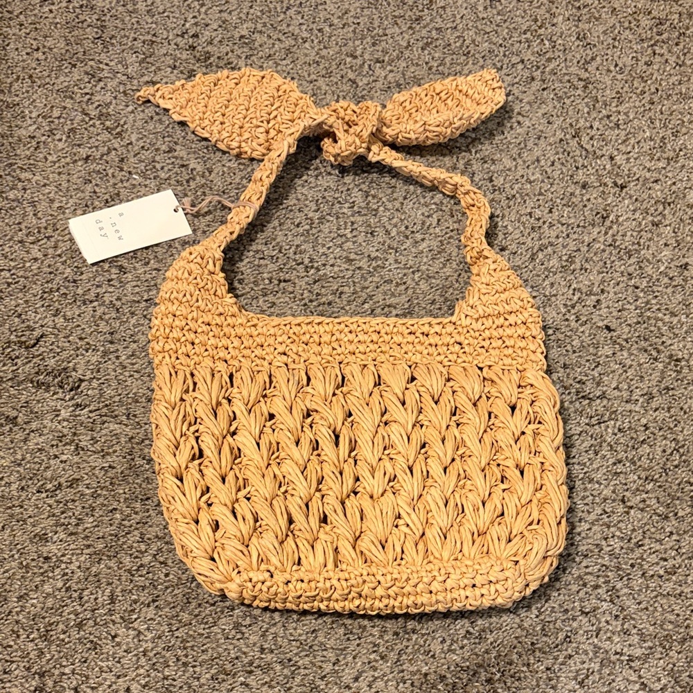 a new day Tan Mini Bag